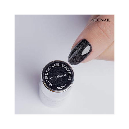 Gelová báze Glitter Effect Base Black Shine 7,2 ml