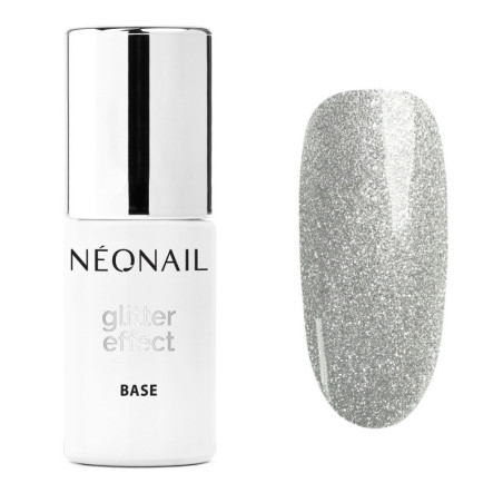 Gelová báze Glitter Effect Base Silver Shine 7,2 ml