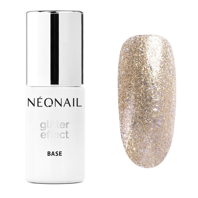 Gelová báze Glitter Effect Base Gold Twinkle 7,2 ml