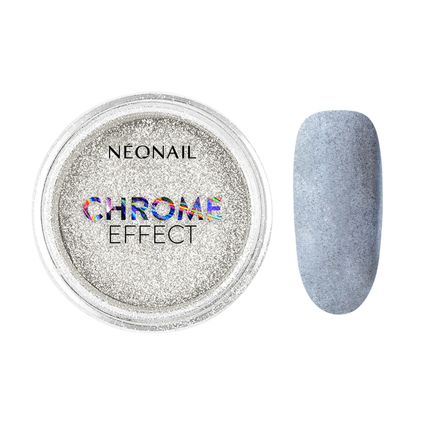 Prášek Chrome Effect – Silver