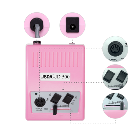 Fréza  - JSDA Nail Drill JD 500 Rose 35W