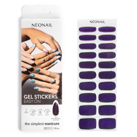 Gel laky v nálepce GEL STICKERS EASY ON M02