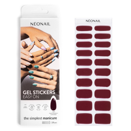 Gel laky v nálepce GEL STICKERS EASY ON M05