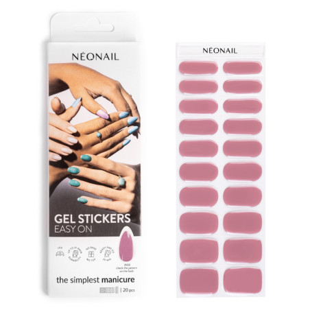 Gel laky v nálepce GEL STICKERS EASY ON M08