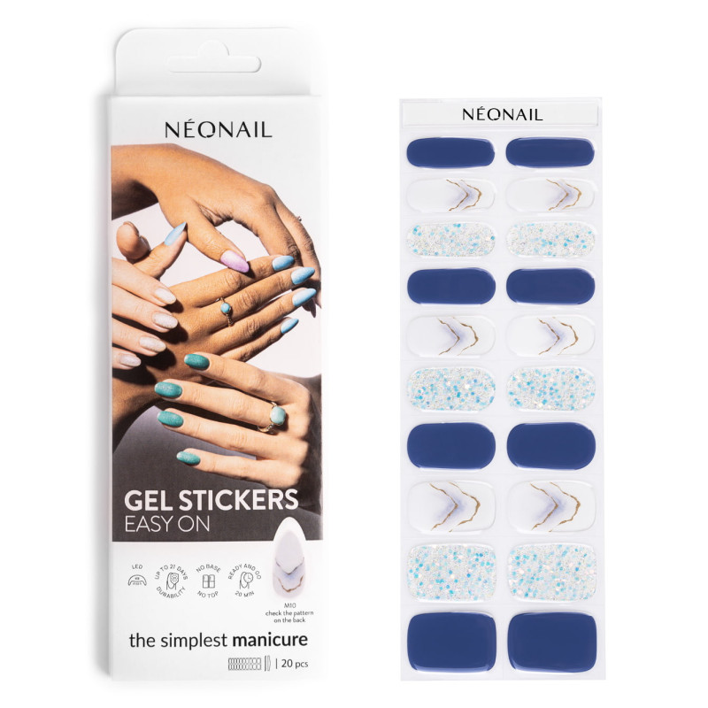 Gel laky v nálepce GEL STICKERS EASY ON M10