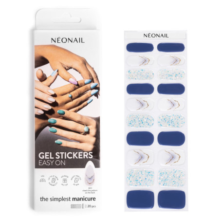 Gel laky v nálepce GEL STICKERS EASY ON M10