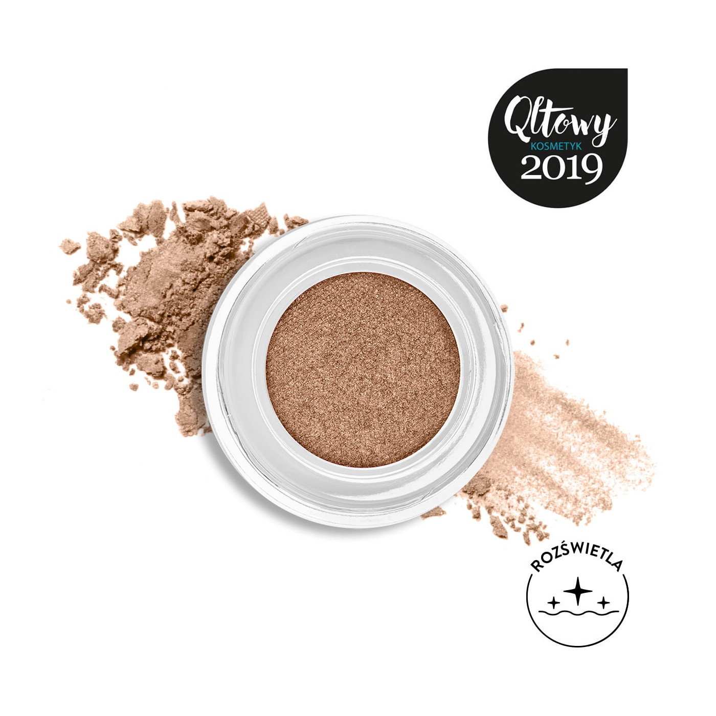 17 Krémové stíny Pro Cream Glitter Sparkly Cinammon