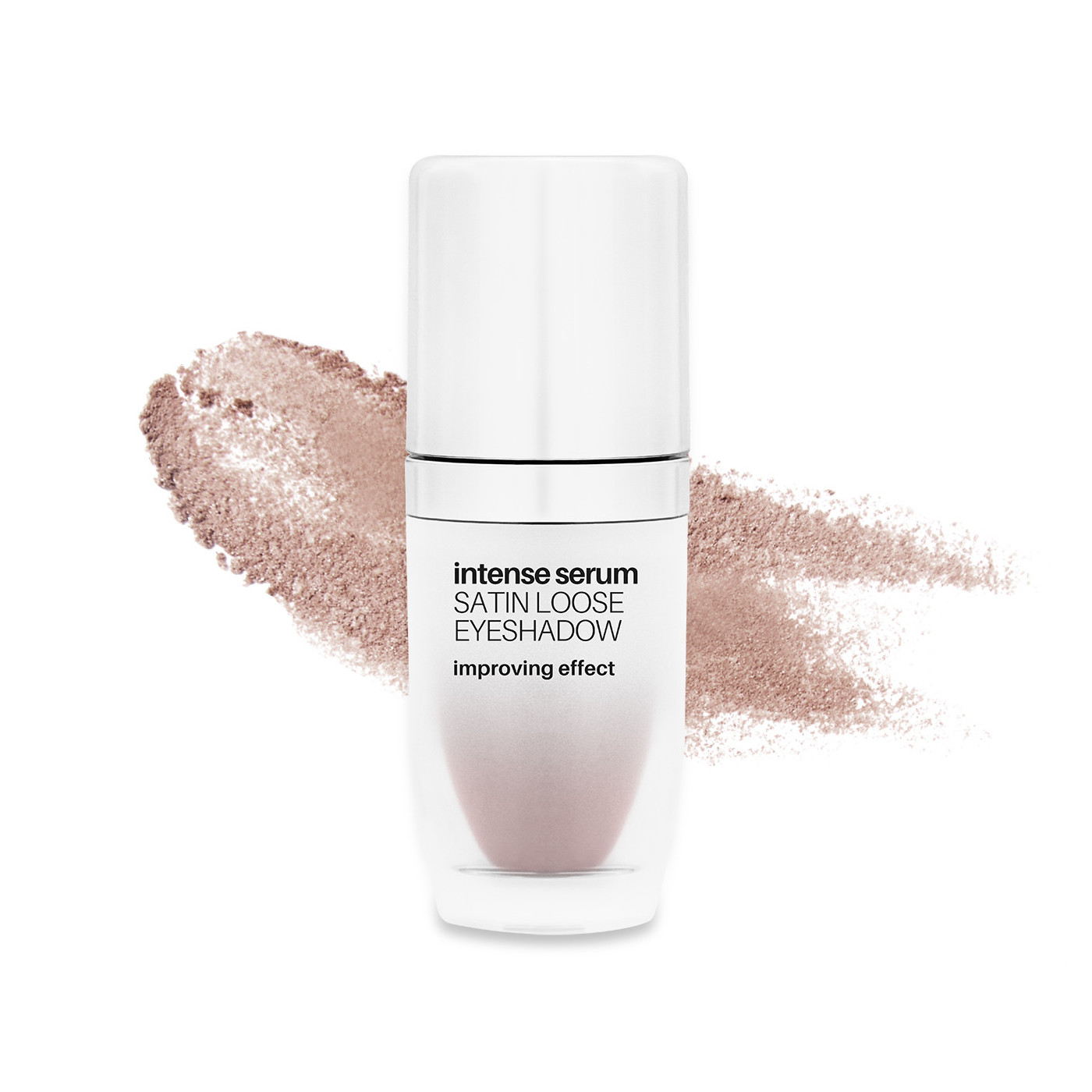 Oční stíny Intense Serum Comfort Loose 02 - broskvová se saténovým povrchem