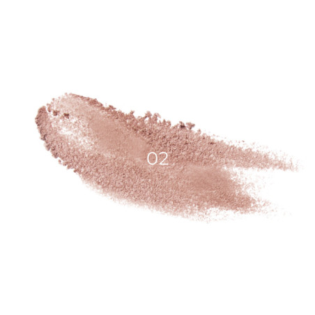 Oční stíny Intense Serum Comfort Loose 02 - broskvová se saténovým povrchem