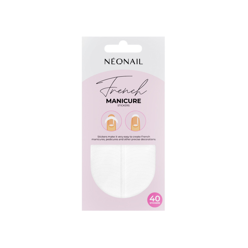 Šablony pro francouzskou manikúru 40 ks - 01| 11121| NEONAIL