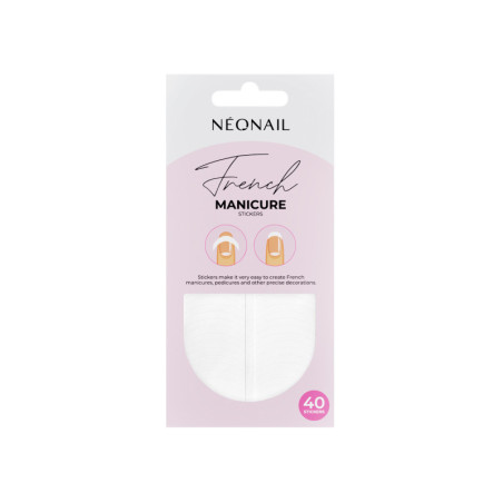Šablony pro francouzskou manikúru 40 ks - 01| 11121| NEONAIL