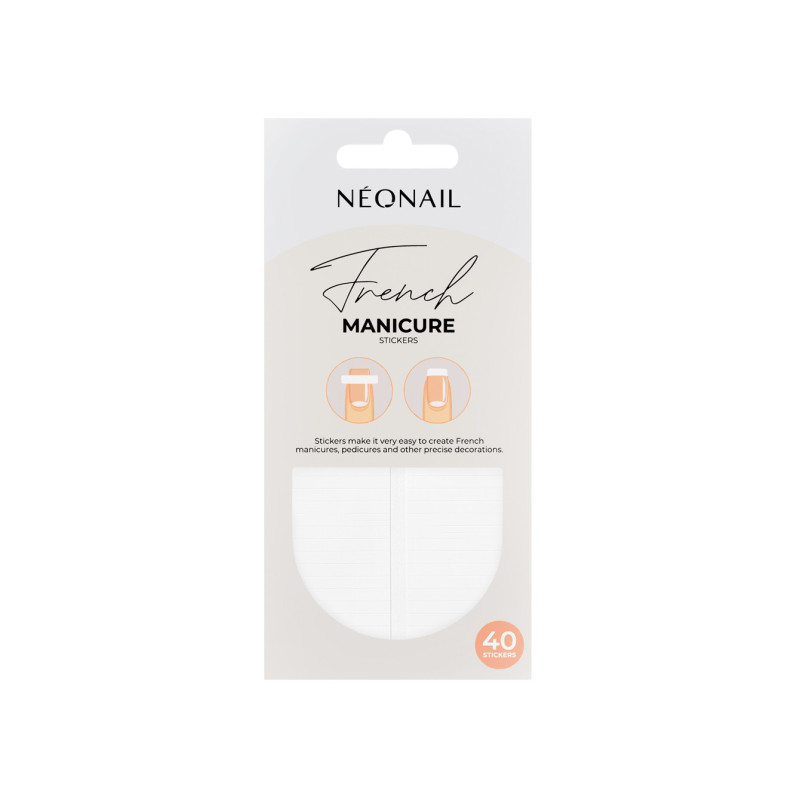 Šablony pro francouzskou manikúru 40 ks - 02 | 11122 | NEONAIL