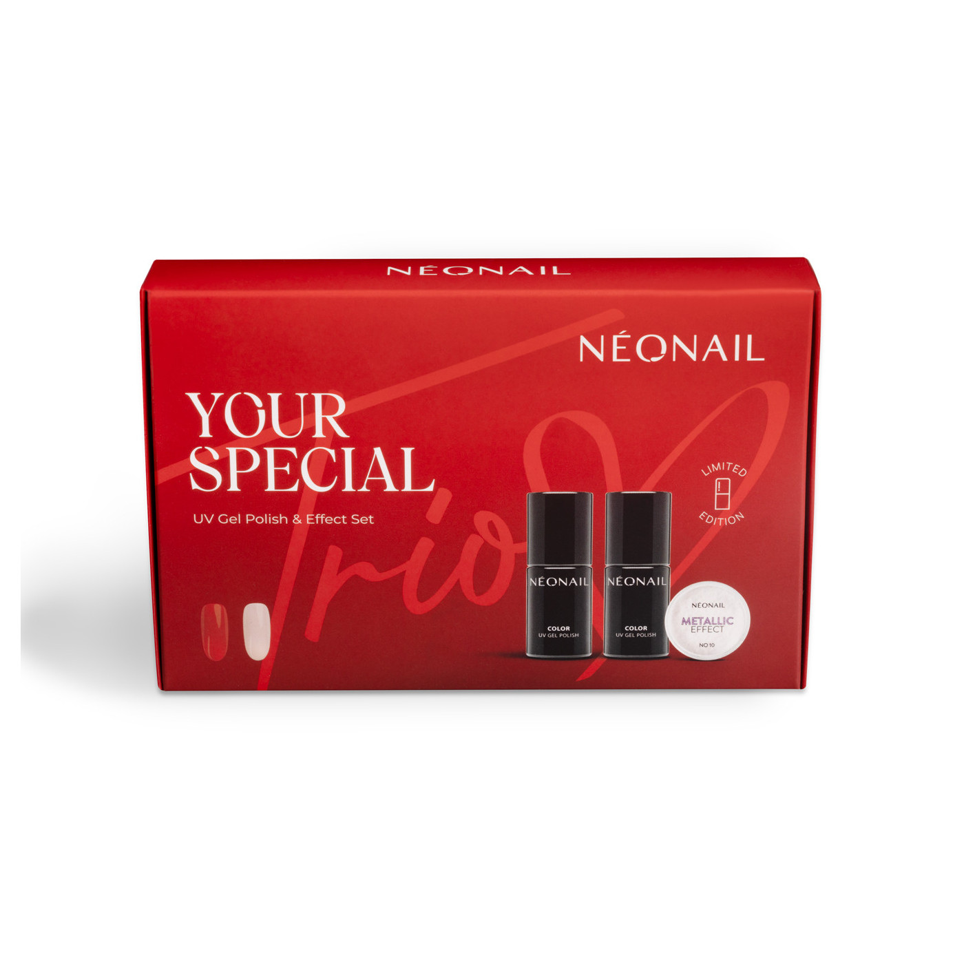 Vánoční sada Your Special Trio s práškem Metallic Effect 10 - splňte si své přání o dokonalé manicure