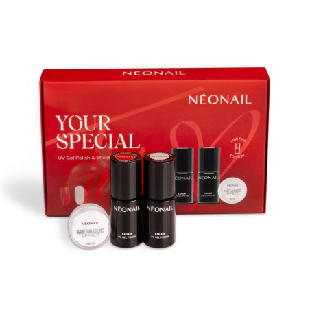 Vánoční sada Your Special Trio s práškem Metallic Effect 10 - splňte si své přání o dokonalé manicure