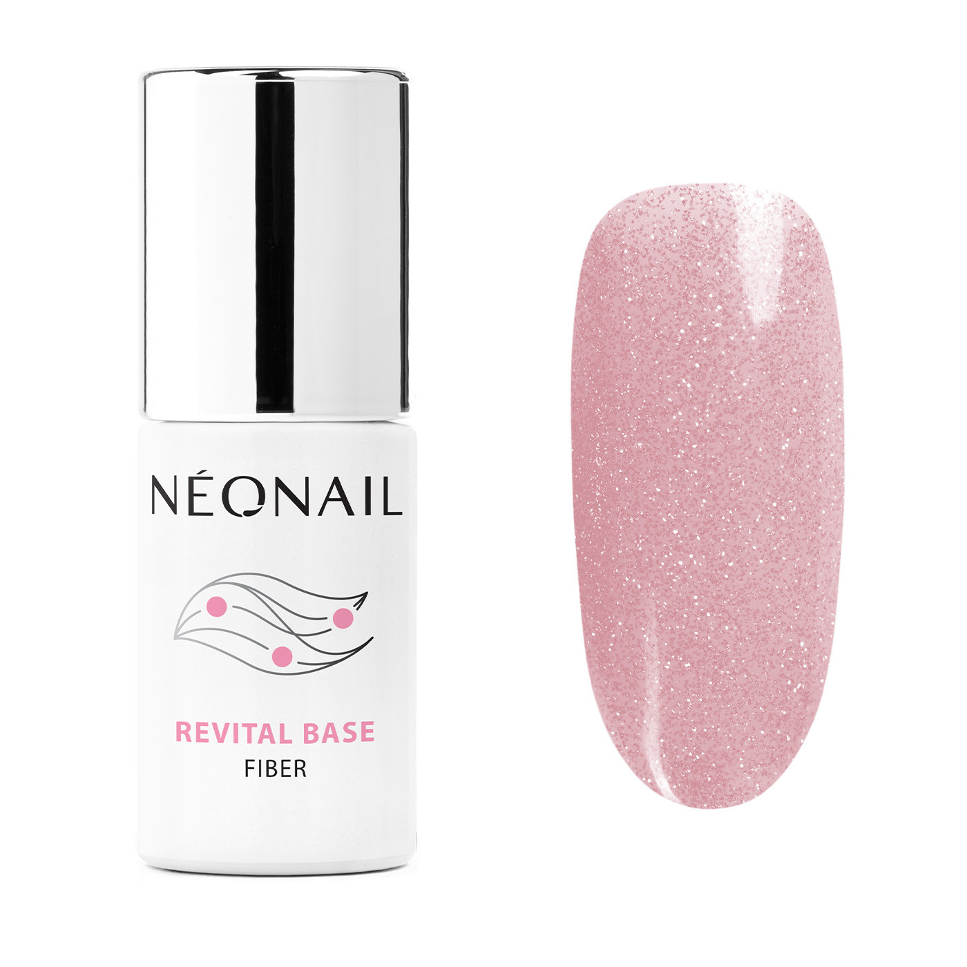 Gelová báze Revital Base Fiber Blinking Cover Pink 7,2 ml