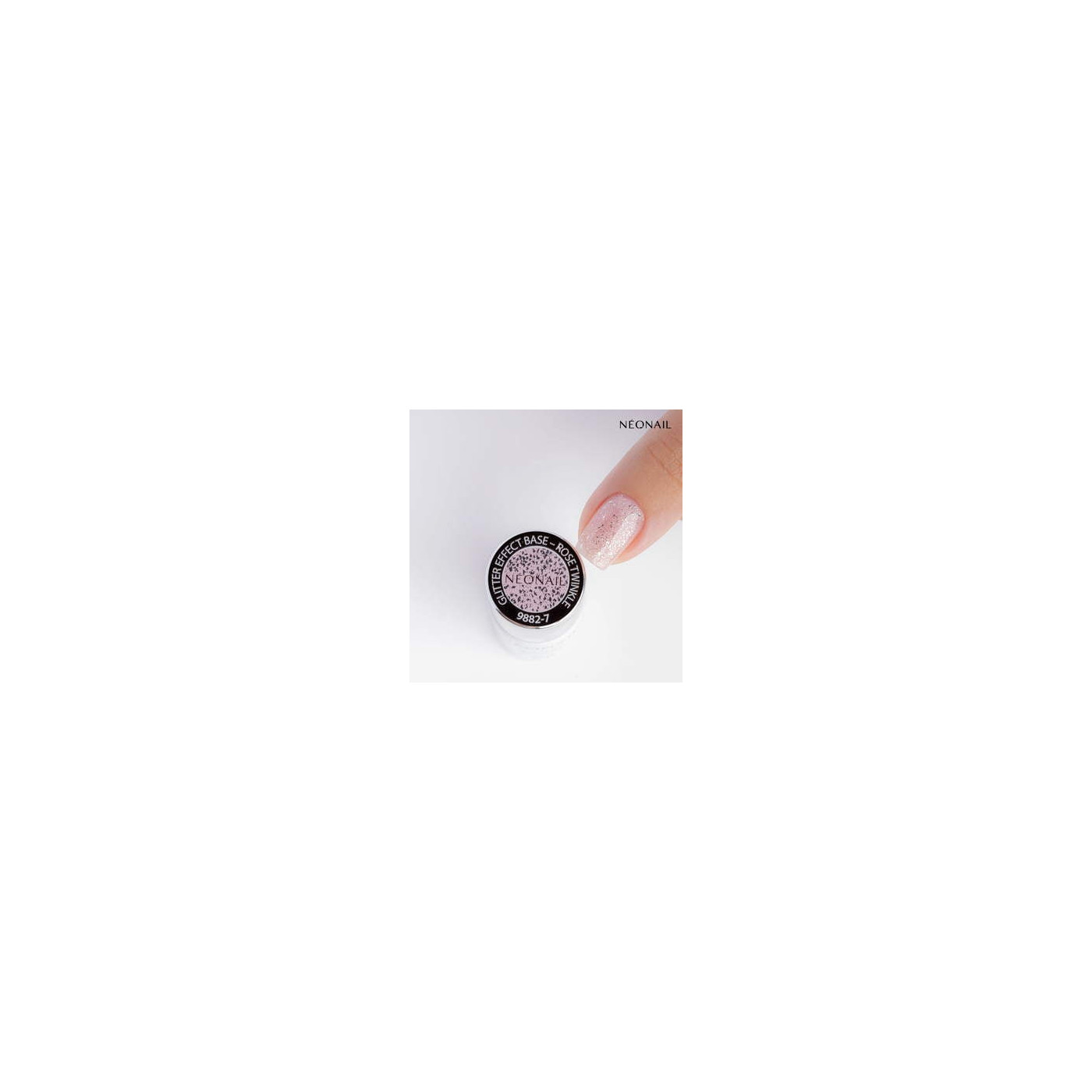 Gelová báze Glitter Effect Base Rose Twinkle 7,2 ml Gelová báze Glitter Effect Base Rose Twinkle 7,2 ml