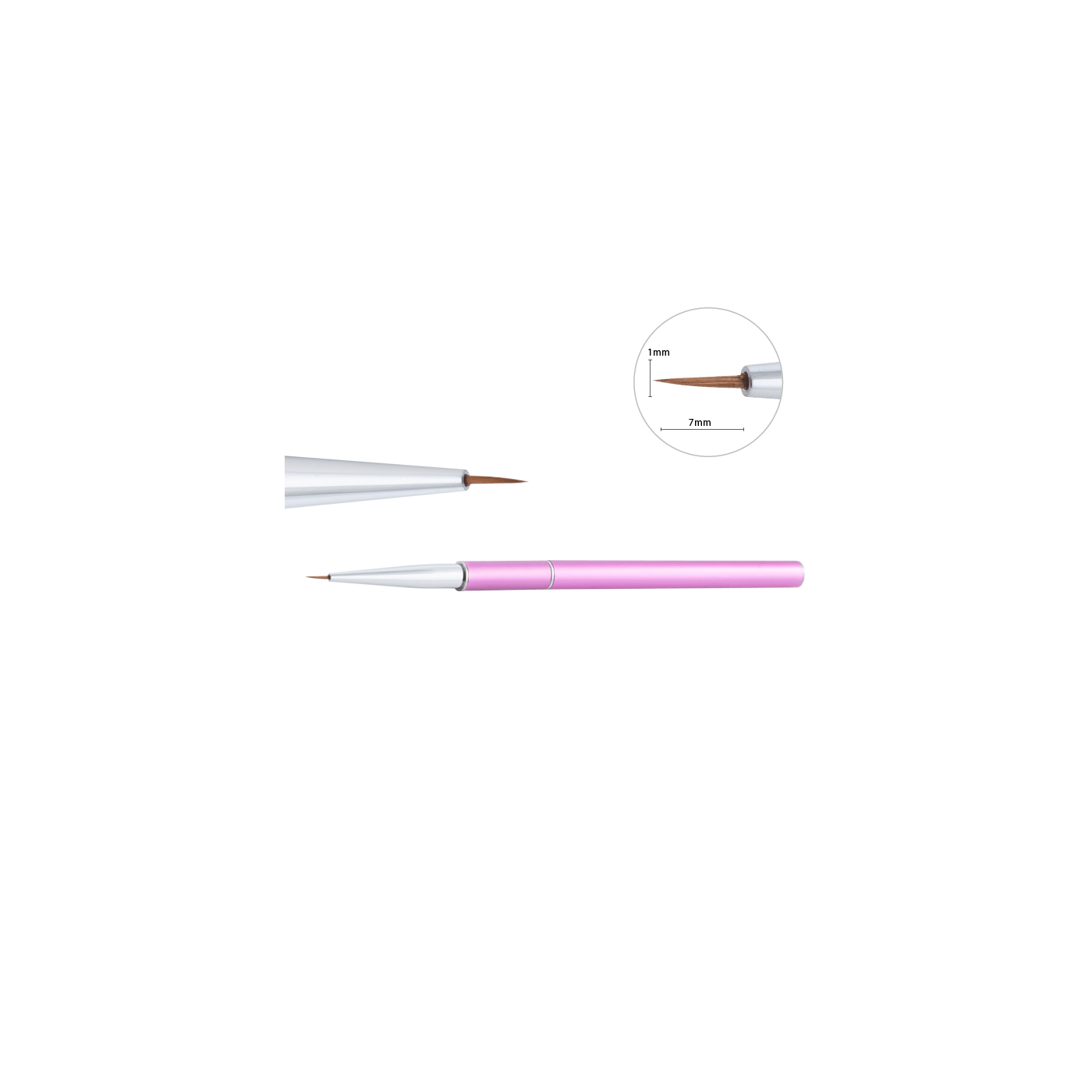 Přírodní štětec na zdobení č. 0 Přírodní štětec na zdobení č. 0