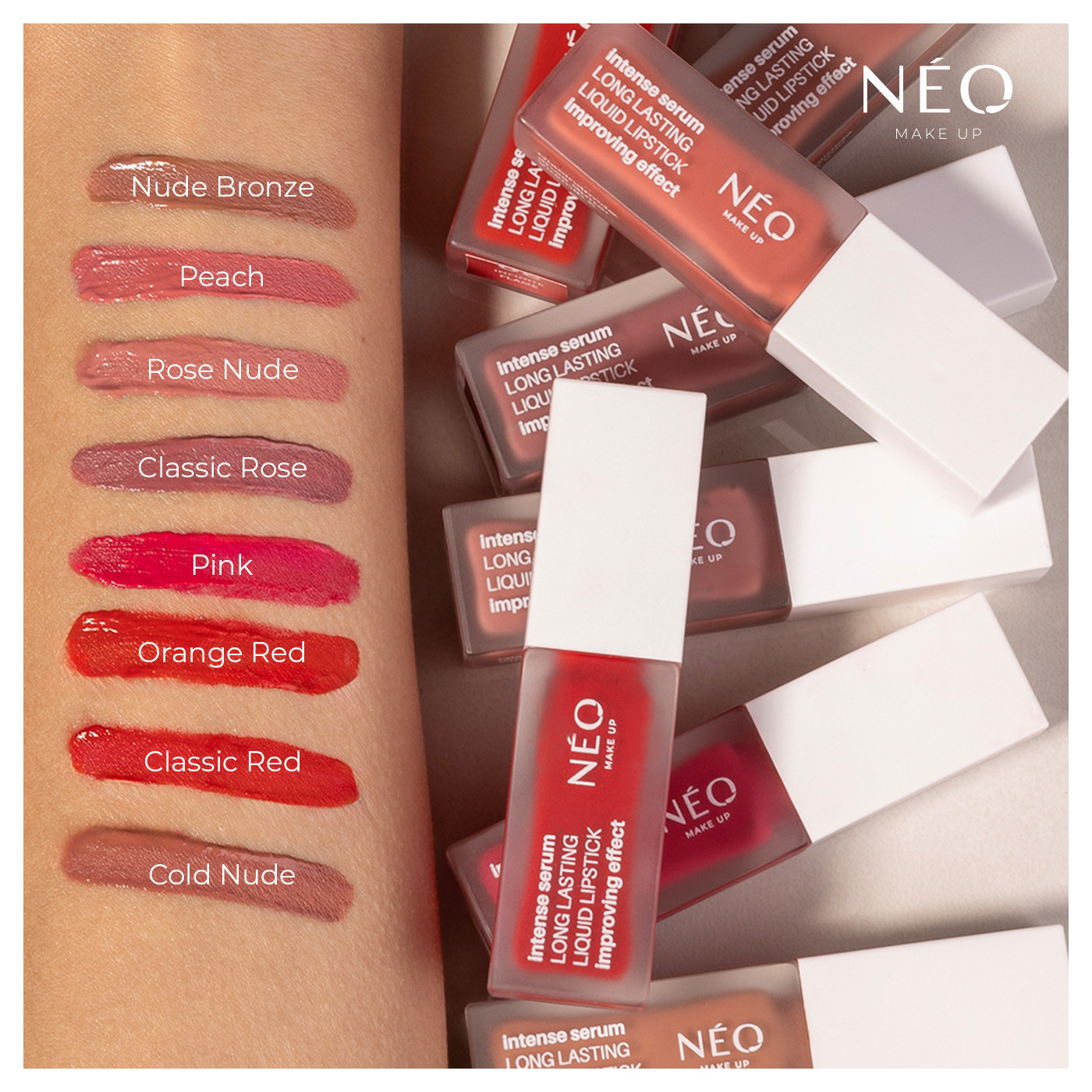 Rtěnka Intense Serum Long Lasting Liquid Lipstick 06 - maximální dávka barvy Rtěnka Intense Serum Long Lasting Liquid Lipstick 06 - maximální dávka barvy