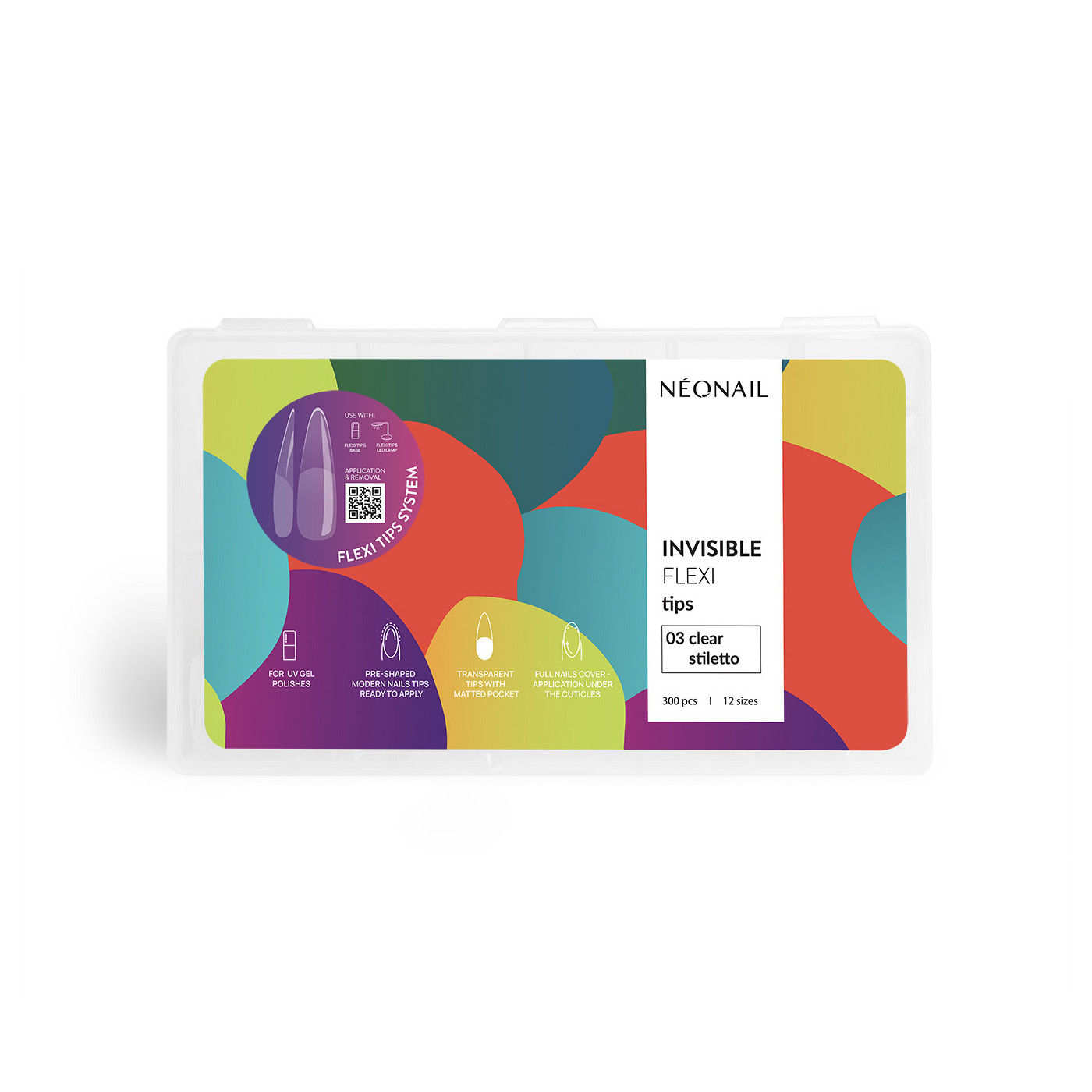 Elastické nehtové špičky na prodloužení nehtů Invisible Flexi Tips Clear Stiletto – revoluce ve světě tipů|10814 Elastické nehtové špičky na prodloužení nehtů Invisible Flexi Tips Clear Stiletto – revoluce ve světě tipů|10814