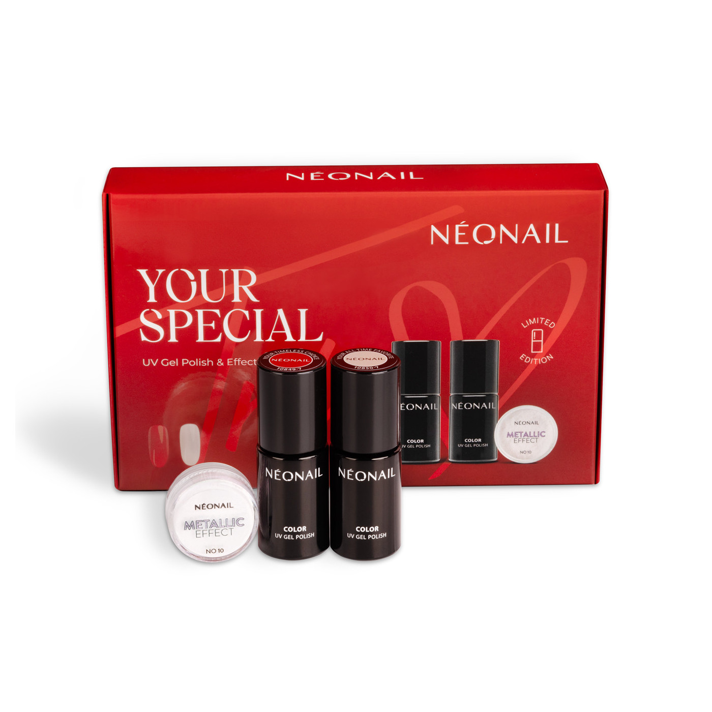 Vánoční sada Your Special Trio s práškem Metallic Effect 10 - splňte si své přání o dokonalé manicure Vánoční sada Your Special Trio s práškem Metallic Effect 10 - splňte si své přání o dokonalé manicure