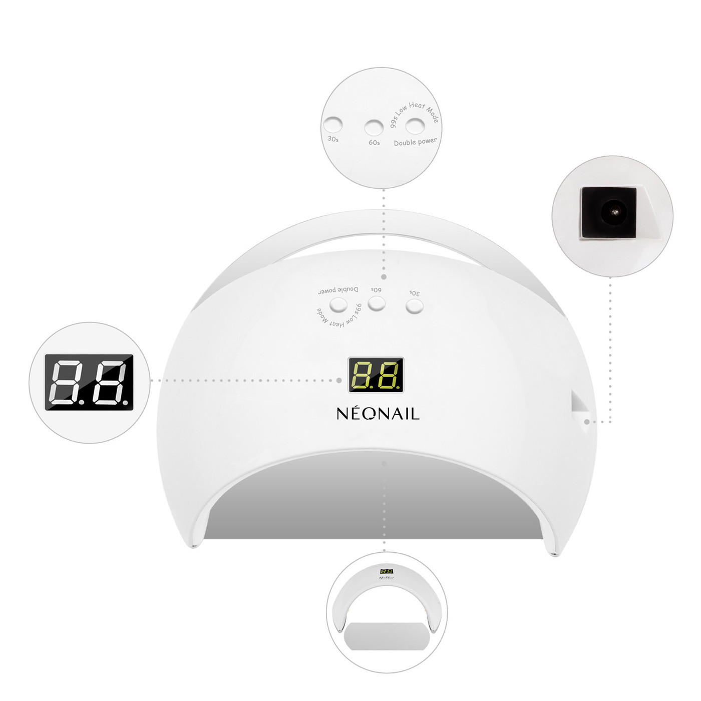 Sada pro hybridy ADORABLE: 7 laků + UV UV LED Lampa na nehty na nehty 21W/48 Sada pro hybridy ADORABLE: 7 laků + UV UV LED Lampa na nehty na nehty 21W/48