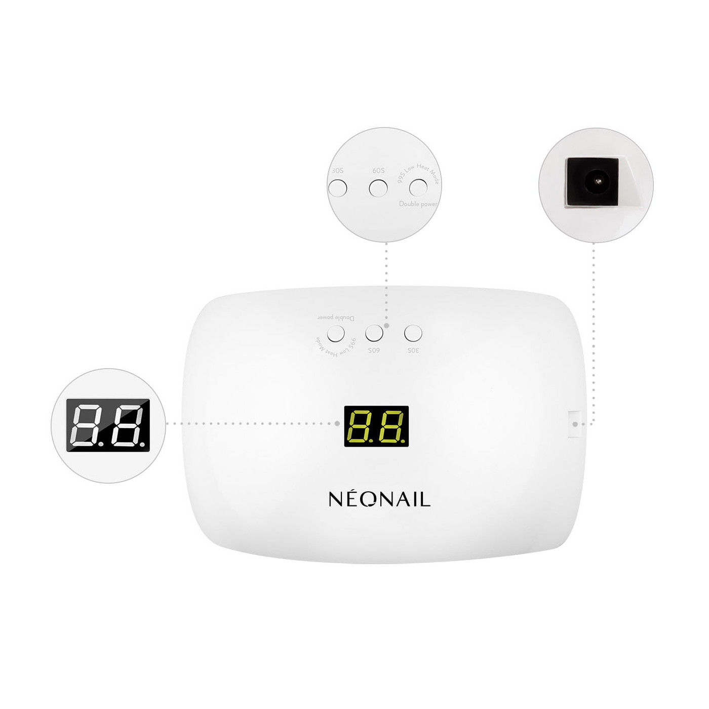 UV UV LED Lampa na nehty na nehty 22W/48 s displejem UV UV LED Lampa na nehty na nehty 22W/48 s displejem