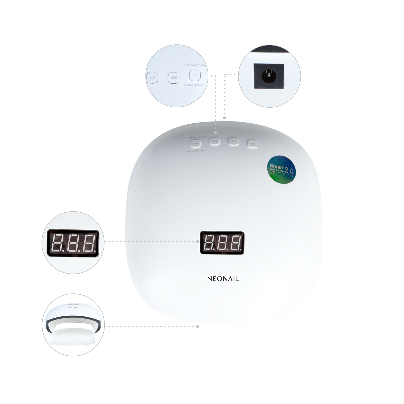 UV UV LED Lampa na nehty na nehty 36W/48 LCD Display UV UV LED Lampa na nehty na nehty 36W/48 LCD Display