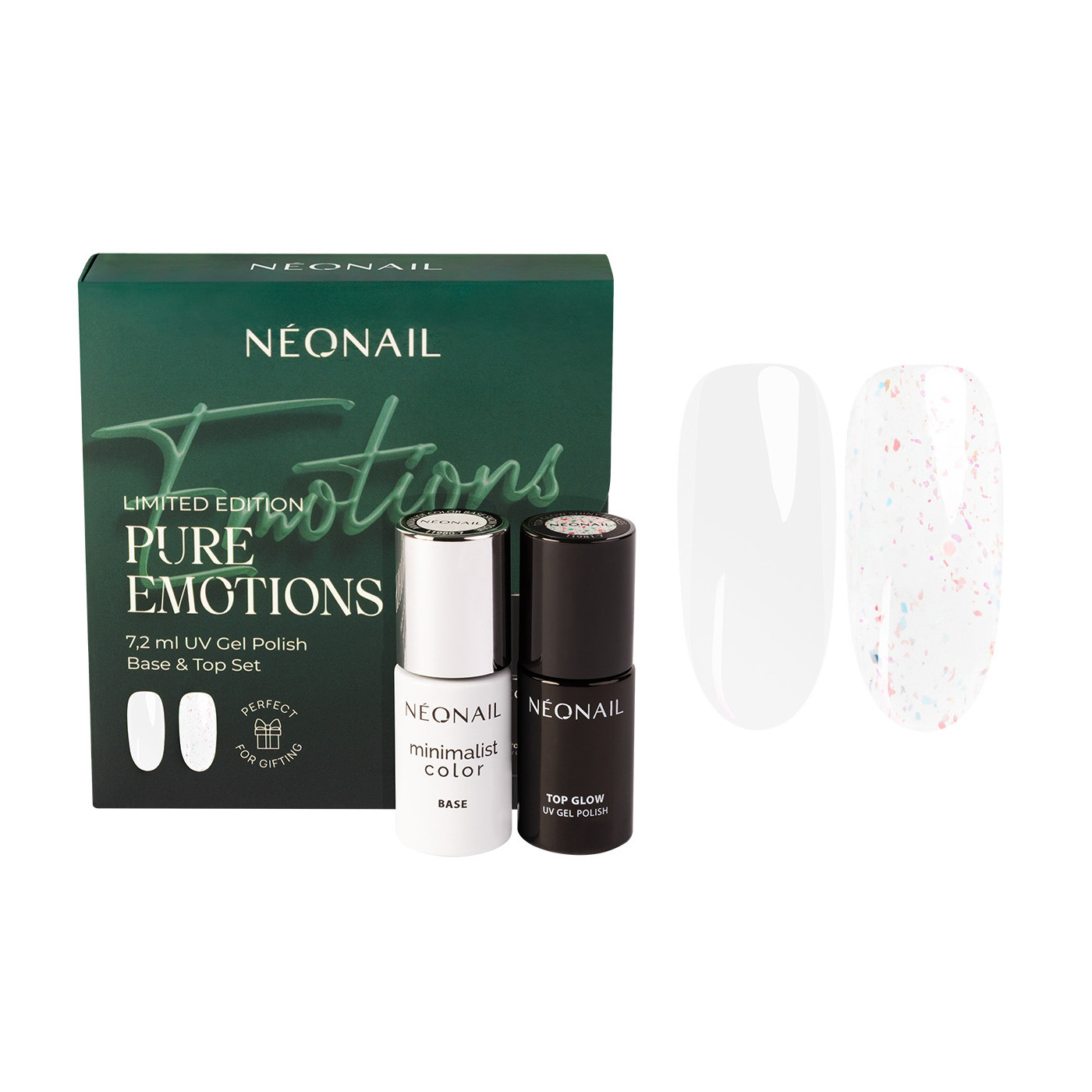 Pure Emotions 7,2 ml UV Gel Polish Base & Top Set