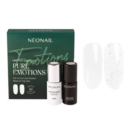 Pure Emotions 7,2 ml UV Gel Polish Base & Top Set