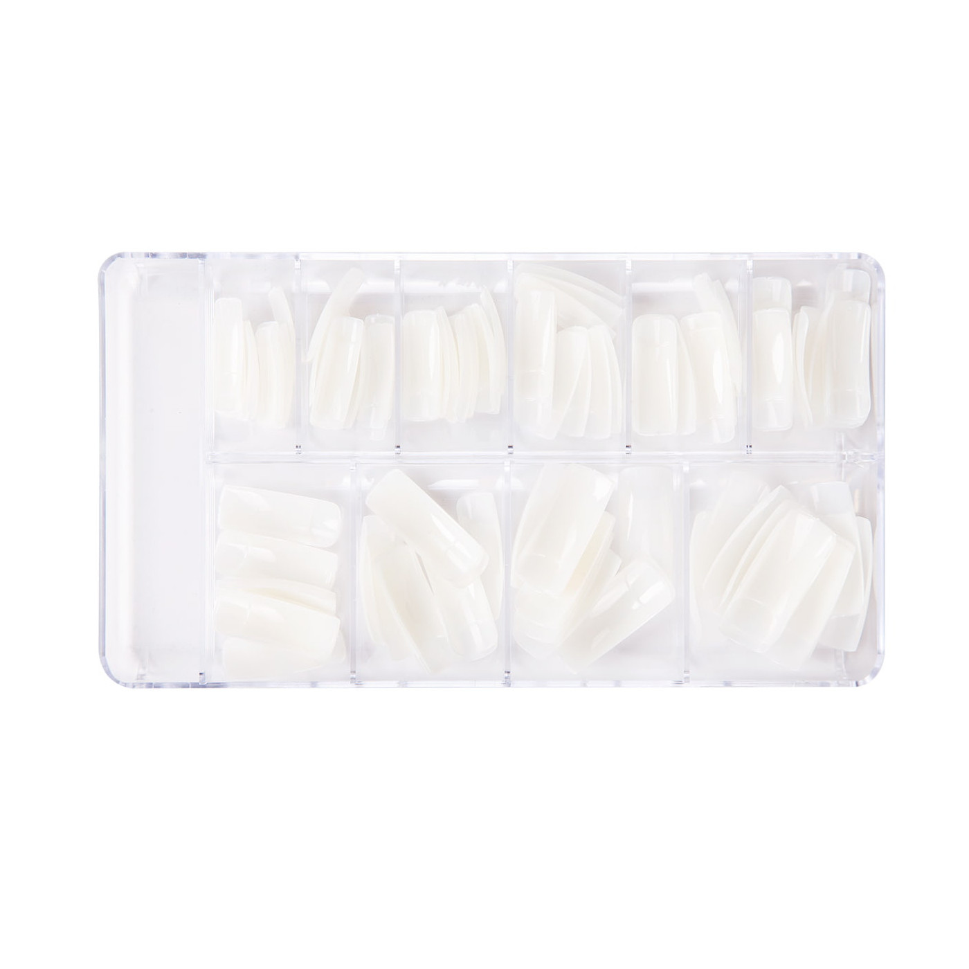 Umělé nehty přírodní 120 ks s dlouhou kapsičkou NEONAIL