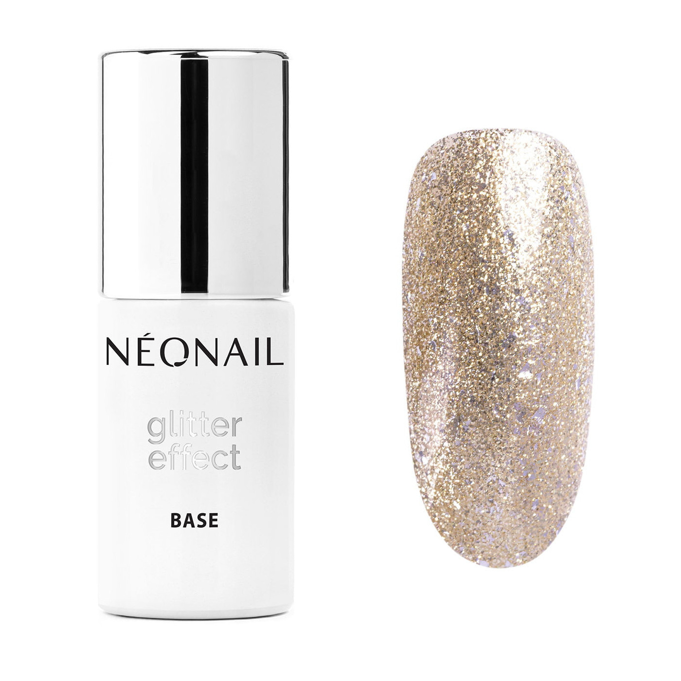 Gelová báze Glitter Effect Base Gold Twinkle 7,2 ml
