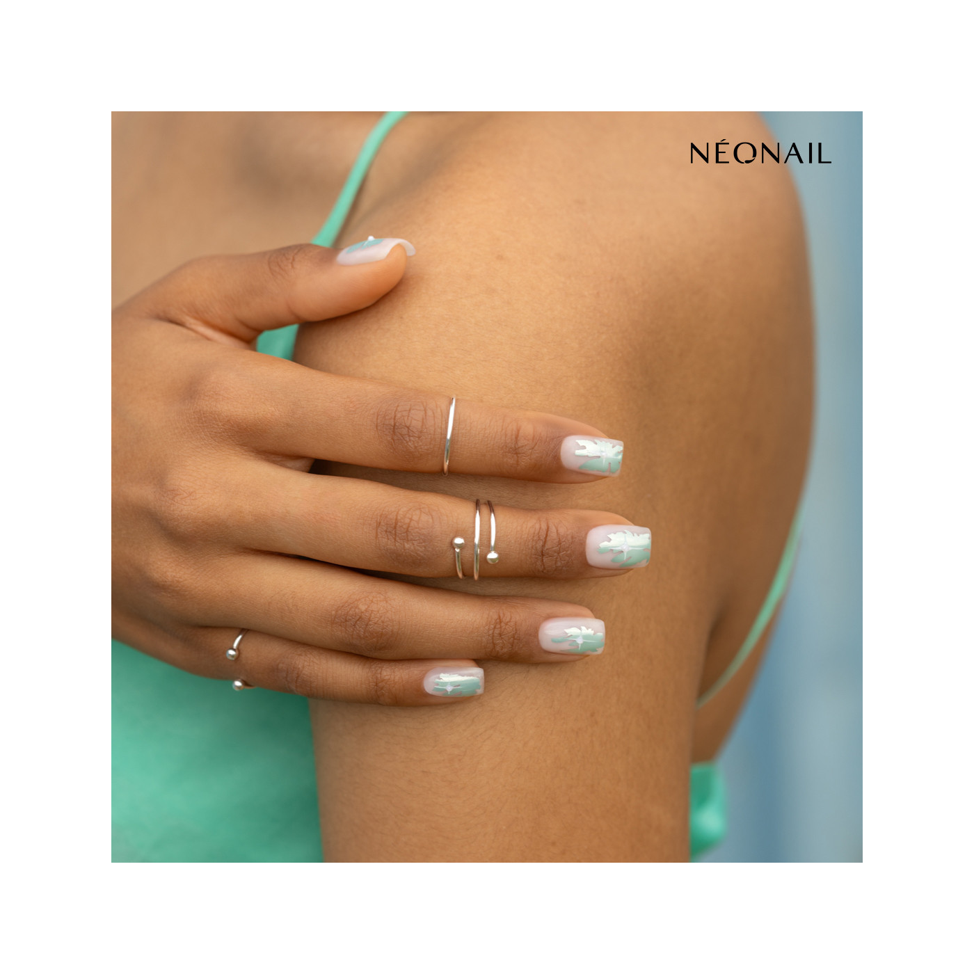 Zdobící Folie 29 - pastel mint|11111