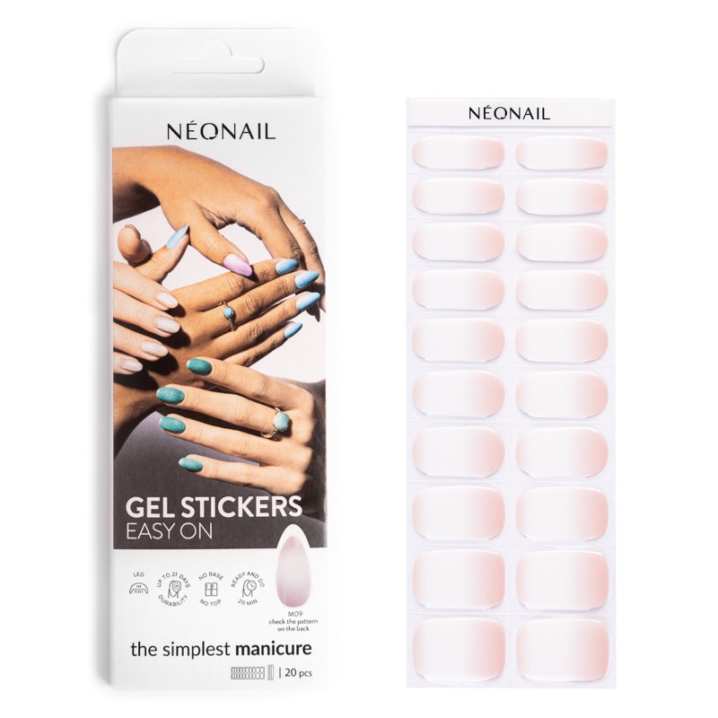 Gel laky v nálepce GEL STICKERS EASY ON M09