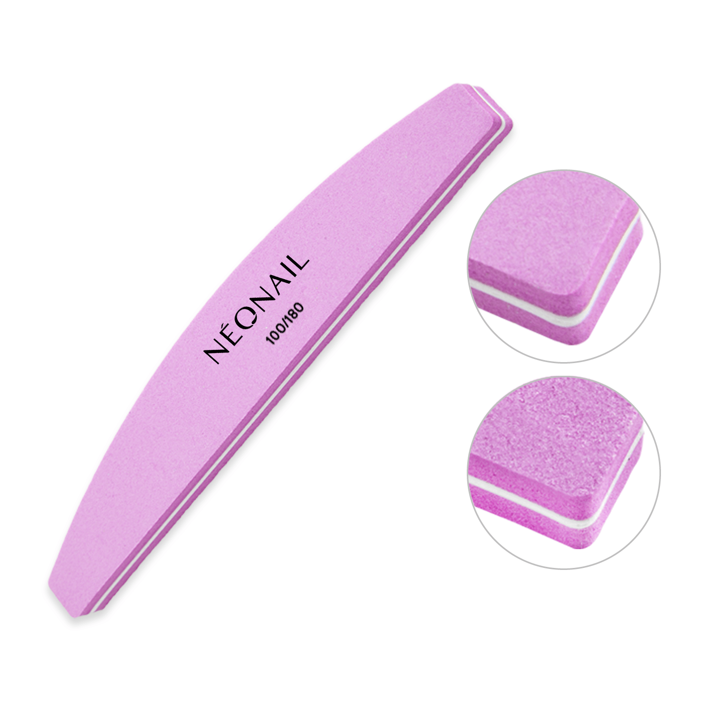 Leštička loďka 100/180 - růžová