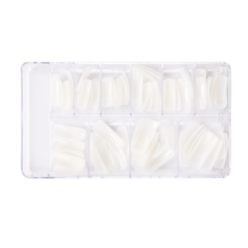 Umělé nehty přírodní 120 ks s dlouhou kapsičkou NEONAIL