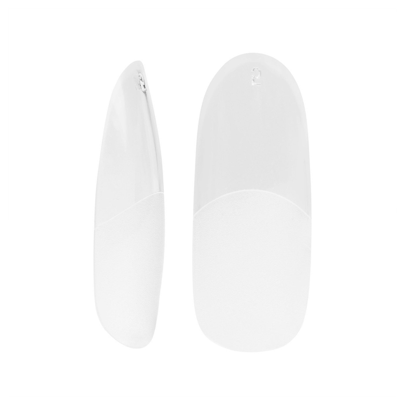 Flexibilní nehtové špičky na prodloužení nehtů Invisible Flexi Tips 01 Clear Oval –  nový pohled na tipy|10812