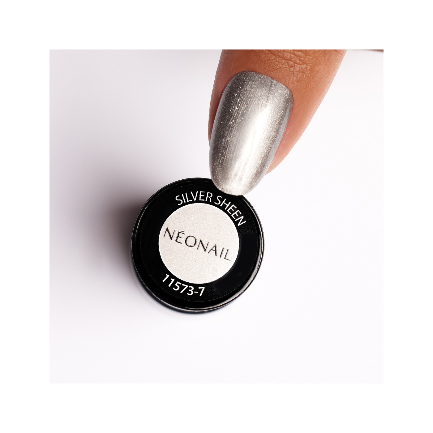 Gelový lak Silver Sheen 7,2 ml Gelový lak Silver Sheen 7,2 ml