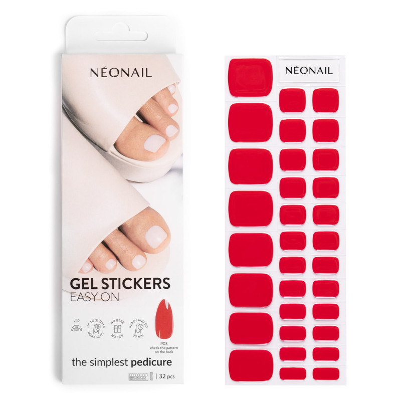 Gel laky v nálepce GEL STICKERS EASY ON P03 Gel laky v nálepce GEL STICKERS EASY ON P03
