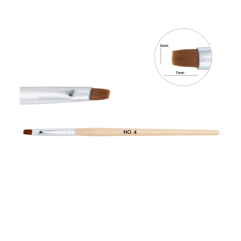 Dřevěn&yacute; &scaron;tětec na gel č. 4