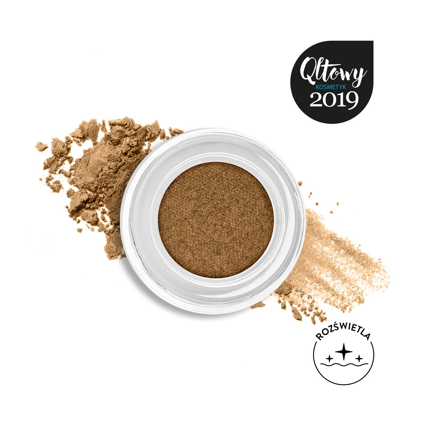 18 Kr&eacute;mov&eacute; st&iacute;ny Pro Cream Glitter Sparkly Brown