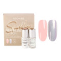 Sada Sparkling Match 7,2 ml UV Gel Polish Base & 6,5 ml Liquid Nail Powder