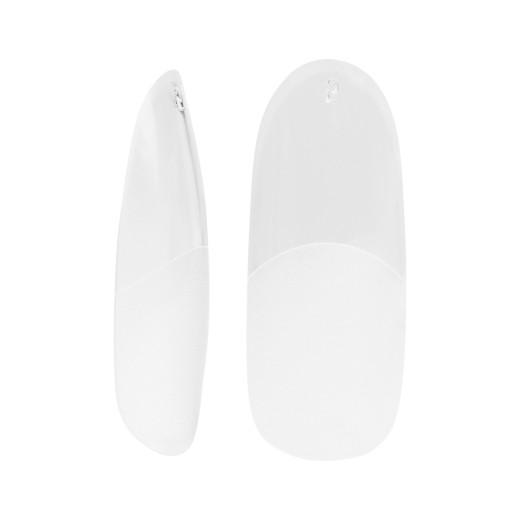 Flexibilní nehtové špičky na prodloužení nehtů Invisible Flexi Tips 01 Clear Oval –  nový pohled na tipy