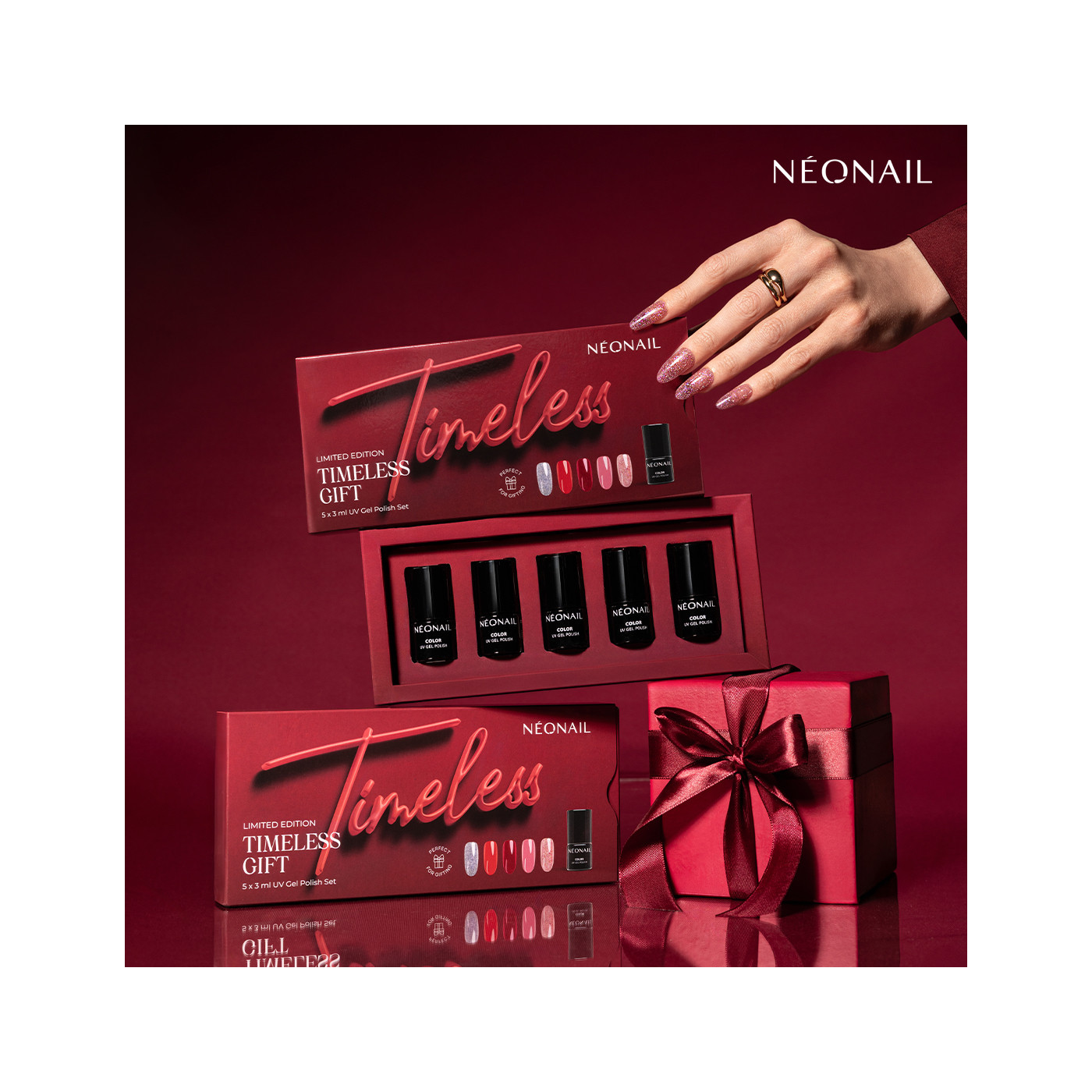 Sada Timeless Gift 5 x 3 ml UV Gel Polish Set Sada Timeless Gift 5 x 3 ml UV Gel Polish Set