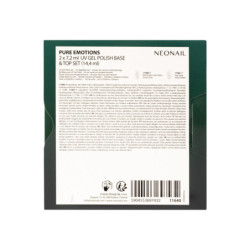Pure Emotions 7,2 ml UV Gel Polish Base & Top Set Pure Emotions 7,2 ml UV Gel Polish Base & Top Set