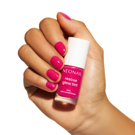 Rescue Glow Tint 3-in-1 Nail Conditioner Magenta Pink – péče a barva