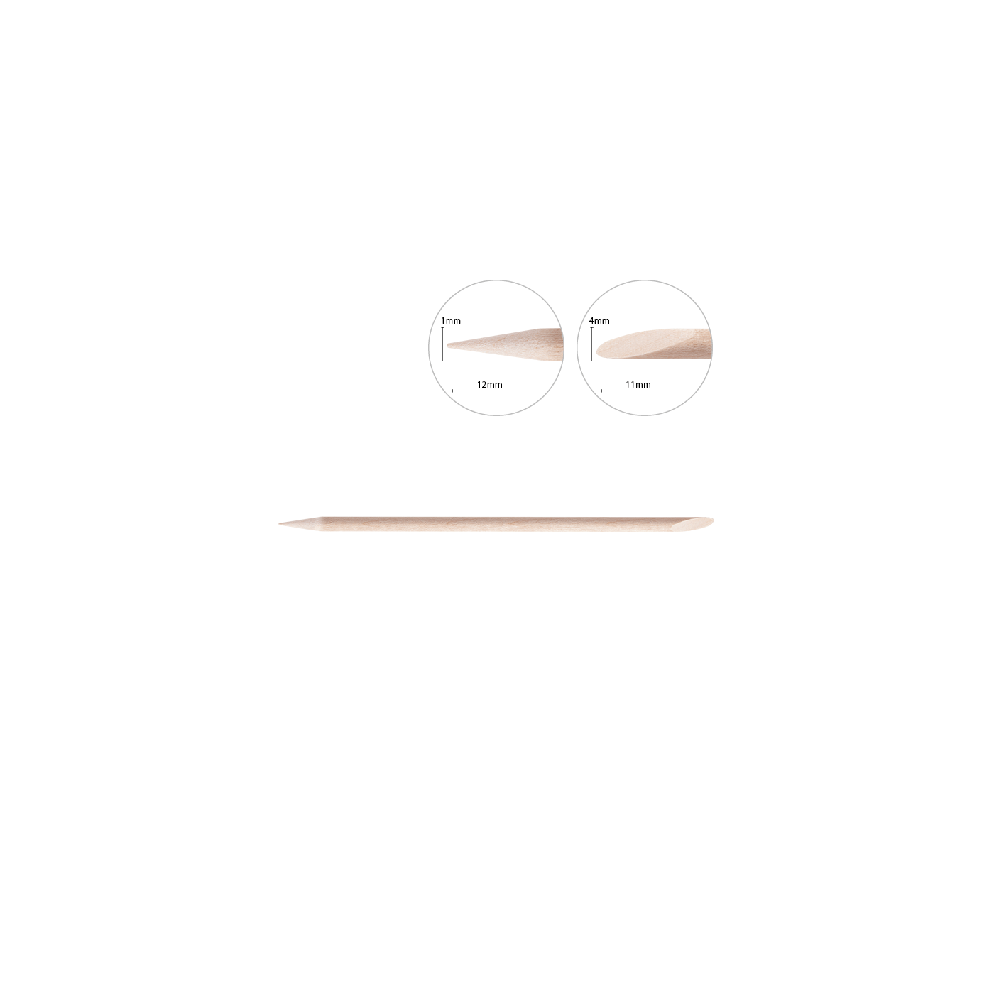 Dřevěn&eacute; tyčinky, sada 10 ks