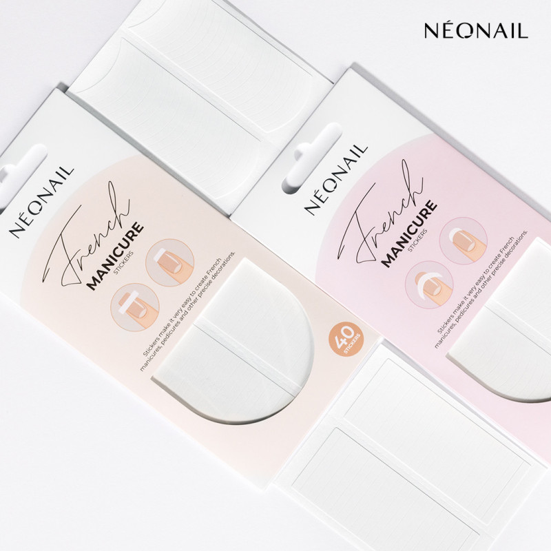 &Scaron;ablony pro francouzskou manik&uacute;ru 40 ks - 01| 11121| NEONAIL