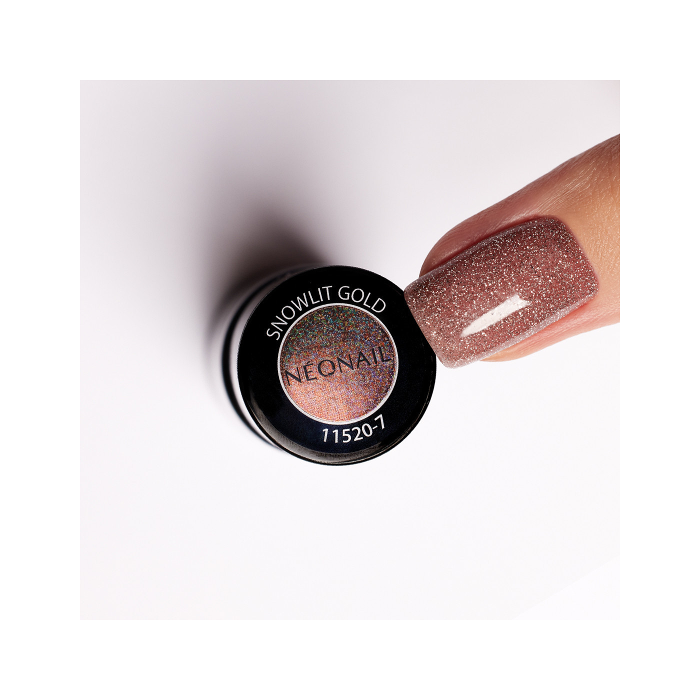 Gelov&yacute; lak Snowlit Gold 7,2 ml