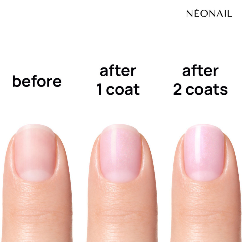 Rescue Glow Tint 3‑in‑1 Nail Conditioner Glitter Violet &ndash; třpytiv&yacute; fialov&yacute; efekt