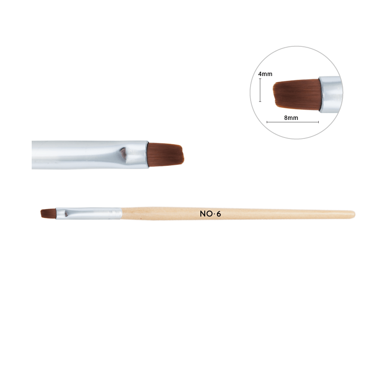 Dřevěn&yacute; &scaron;tětec na gel č. 6